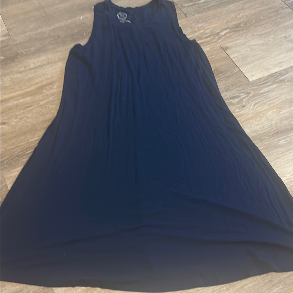Sleeveless Navy Blue Dress 💥